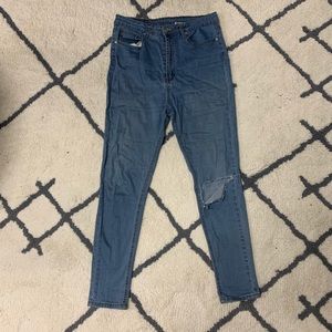 High waisted skinny Jean